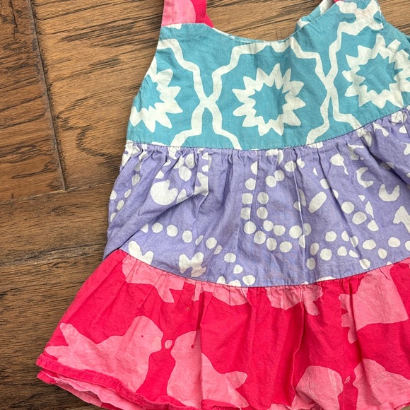 Colorful Sleeveless Dress from Ghana - Picture 2 of 4